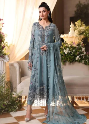 Maira B Hit Code King Copy Chiffon 3 Piece Suit | Unstitched Luxury Collection