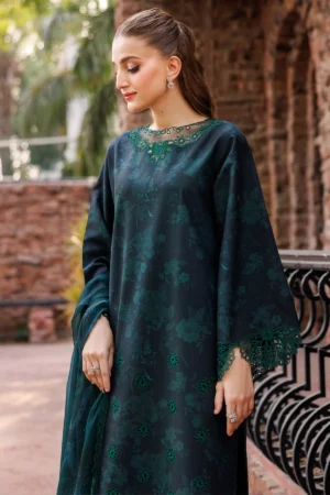 Farasha Lawn 2026 - Zink (Metro) Heavy Embroidered Chiffon Dupatta